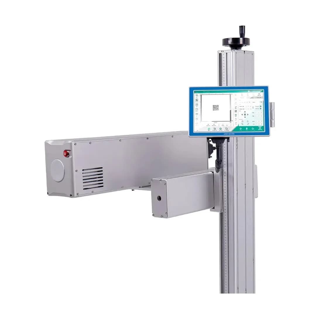 DOCOD codpad L1000 CO2 laser marking machine on stand