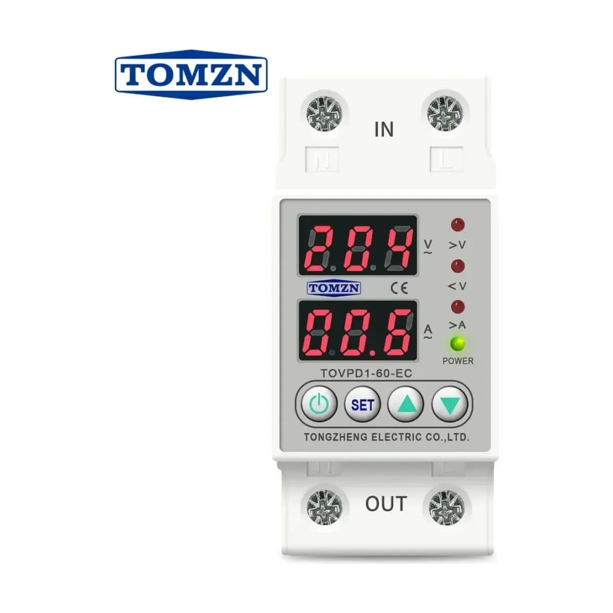 TOMZN TOVPD1 DIN-rail voltage protector