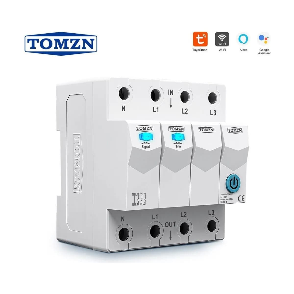 TOMZN smart Wi-Fi circuit breaker